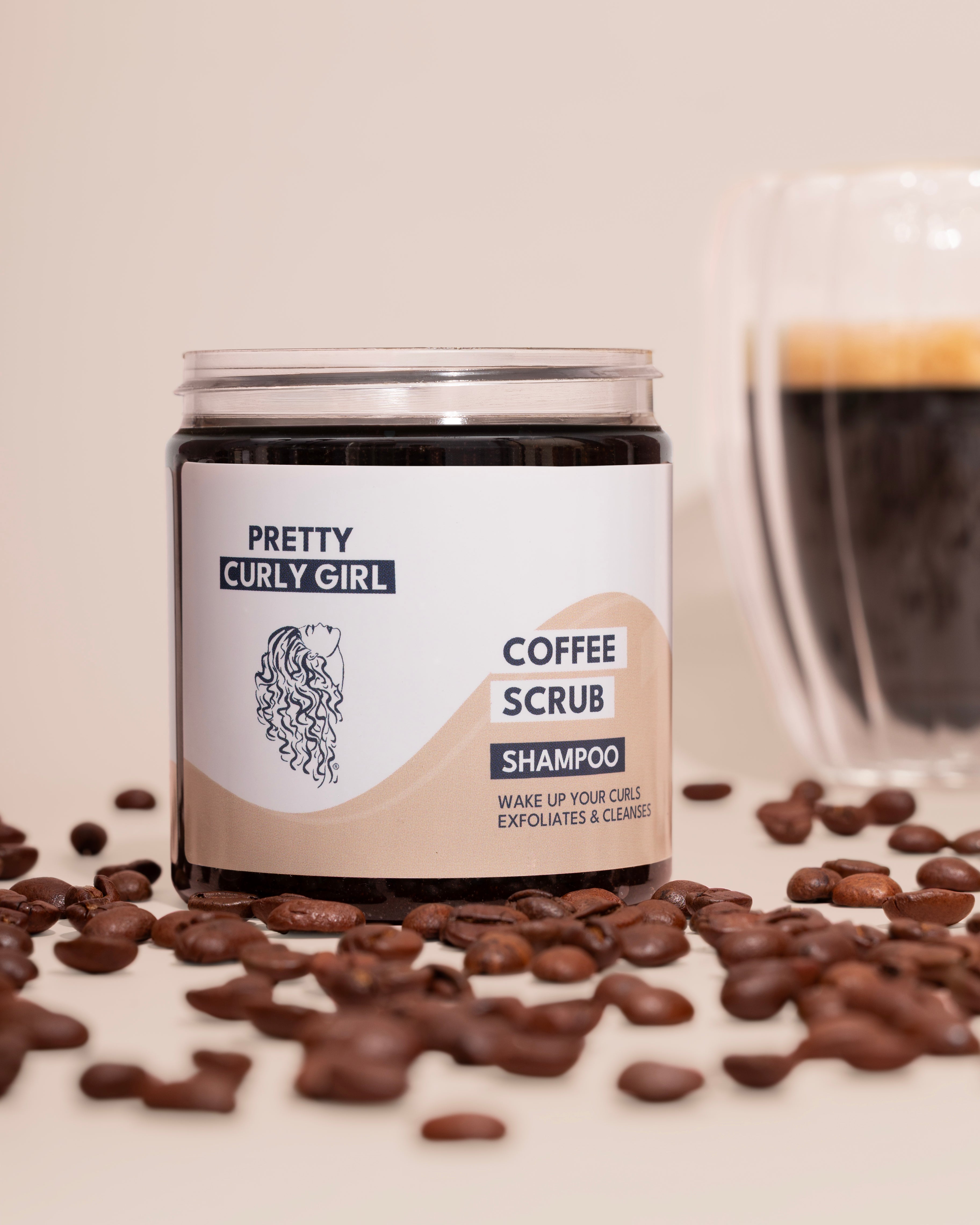 Coffee Scrub Shampoo Mask 250ml/9oz