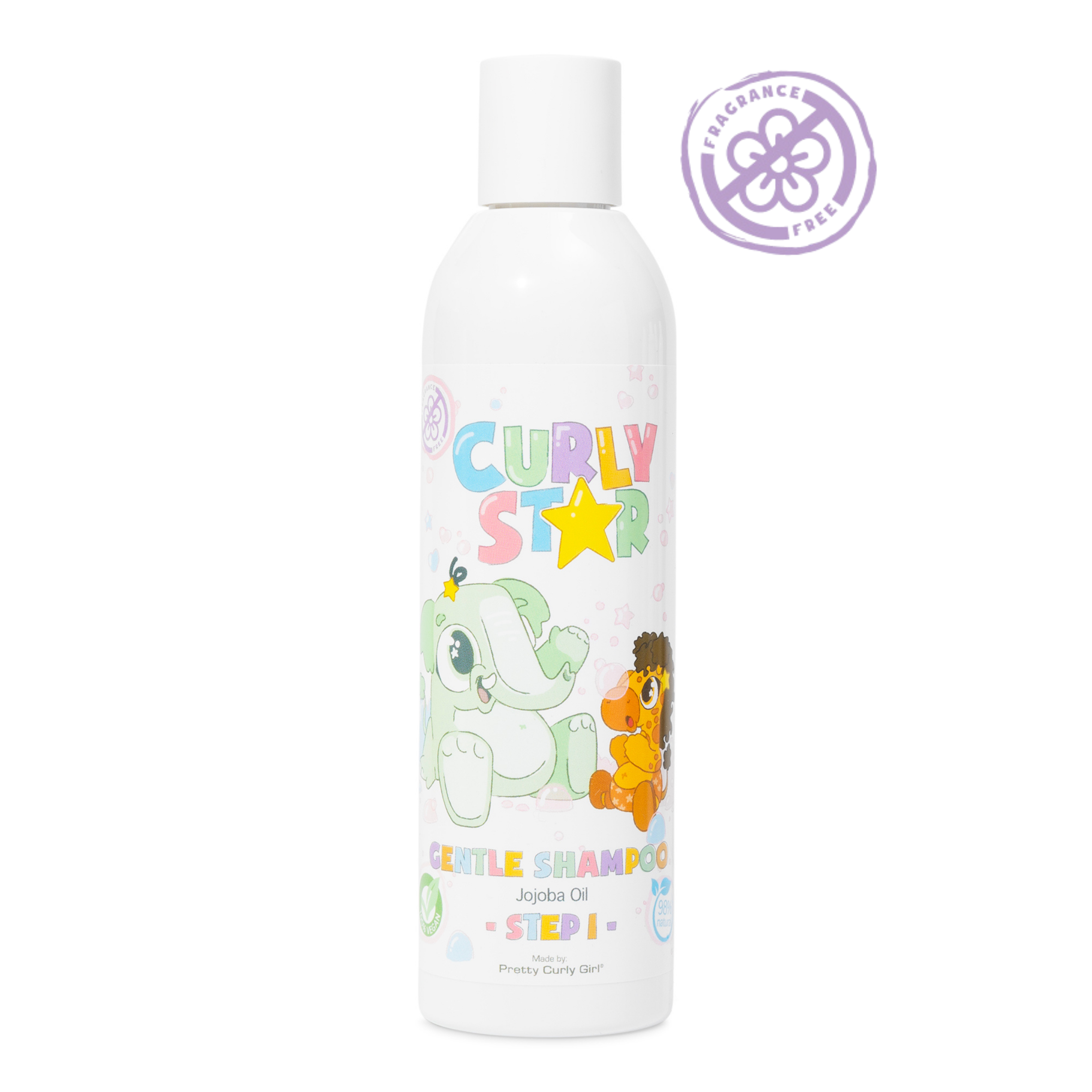 Curly Star Gentle Shampoo 250ml/9oz | NO PARFUM