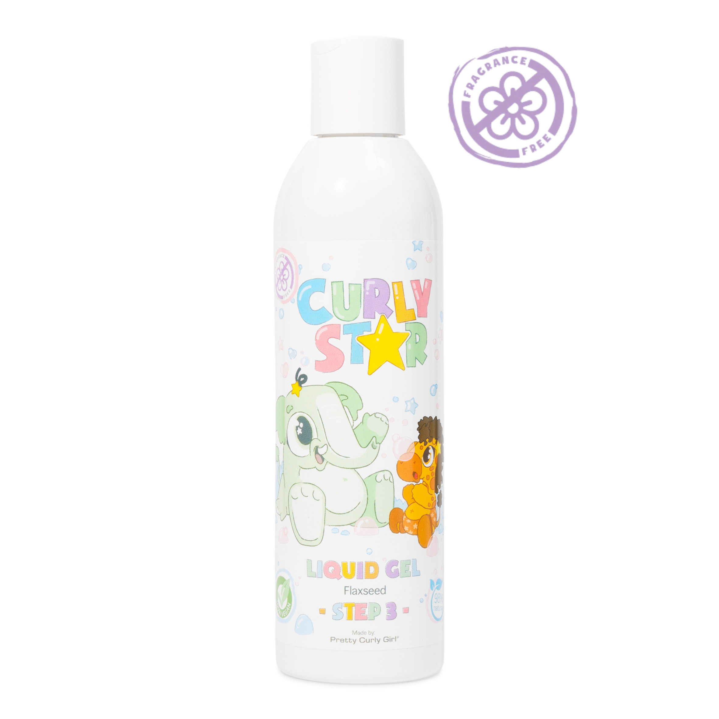 Curly Star Liquid Gel  250ml/9Oz | Fragrance Free