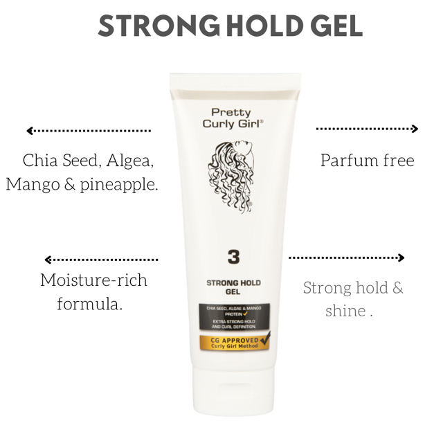 Strong Hold Gel 250ml/9oz - PRE-ORDER 30 Sept!